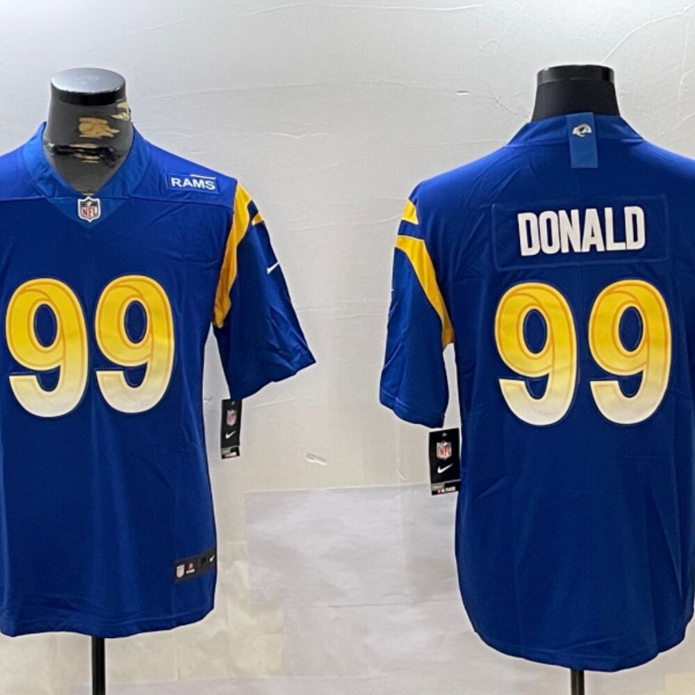 Aaron Donald Royal Jersey Stitched For Men Youth